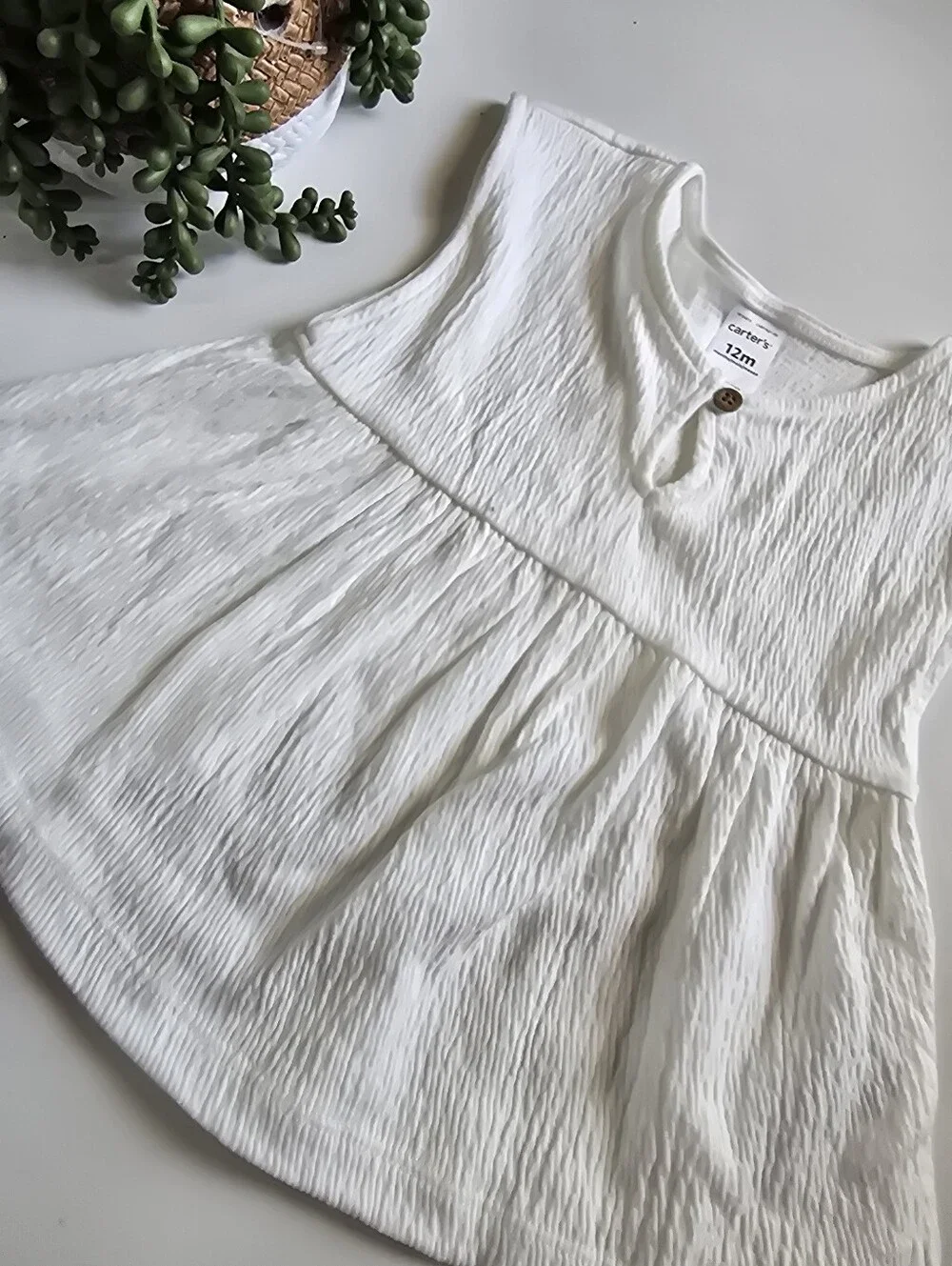 5/$25 Carters Infant 12mon Gauze Blouse